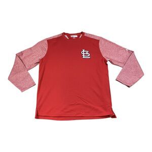 Majestic St Louis Cardinals Thermal Shirt XL Baseball Long Sleeve Warm Up MLB